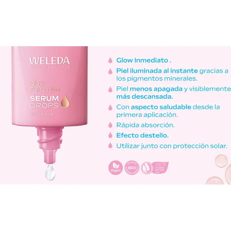 Weleda Illuminating Serum Booster Drops Glow, 30 ml
