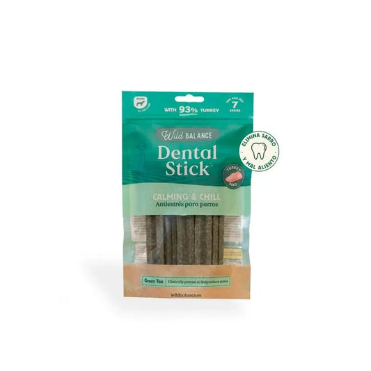 Wild Balance Dental Calming Stick - Anti-Stress For Dogs - 7 Sticks M (Unit) , 100 grams