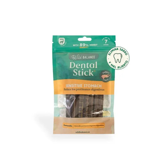 Wild Balance Dental Sensitive Stomach Stick - Reduces Digestive Problems - 7 Sticks M (Unit) , 100 grams