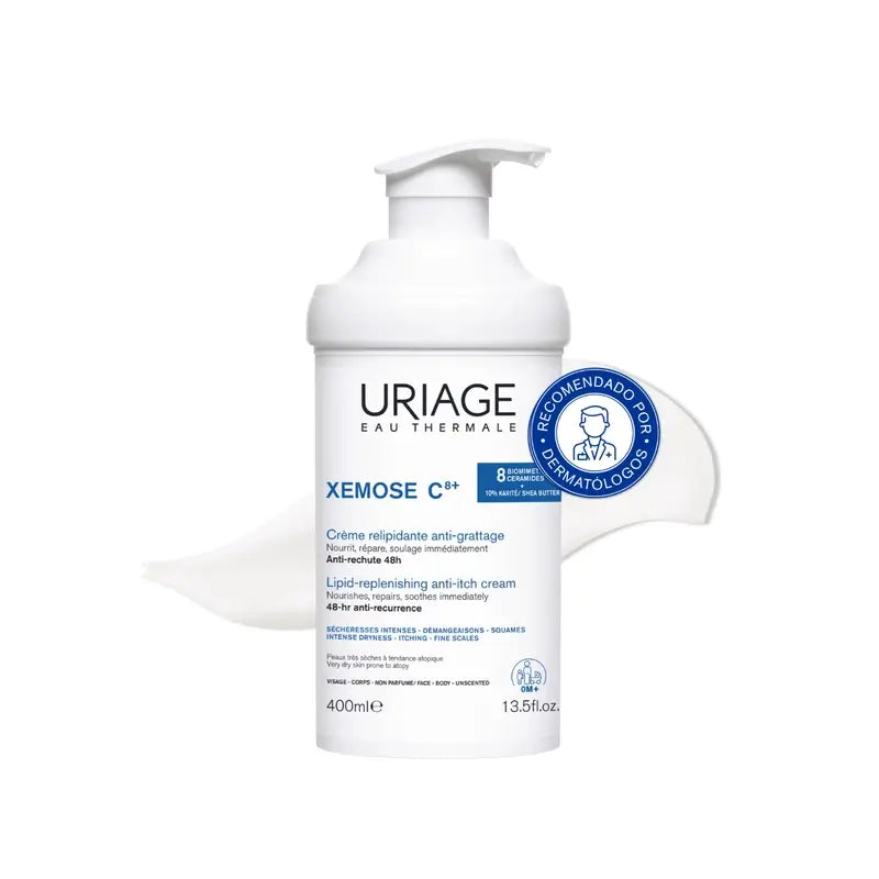 Uriage Xemose C8+ Relipidising Anti-itch Cream 400ml