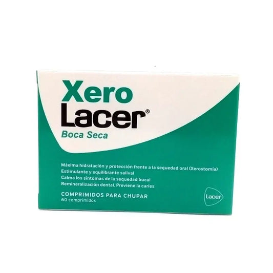 Xerolacer Dry Mouth Moisturising & Protection 60 Tablets