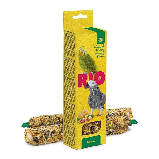 Rio Sticks Honey & Nuts Parrots 10X2X90Gr
