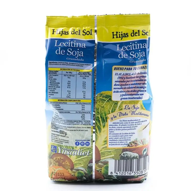 Ynsadiet Lecithin Soya Granulated Gmo Bag , 600 gr