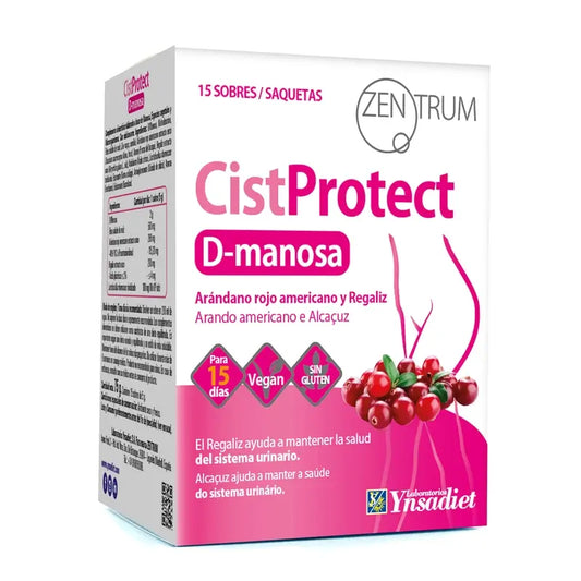 Ynsadiet Zentrum Cistprotect D-Mannose, 15 Envelopes