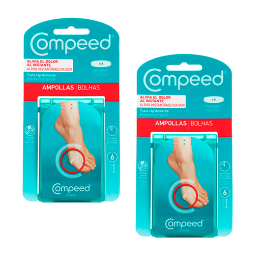 Pack 2 Compeed Dressing Small Blisters, 2x6 Units
