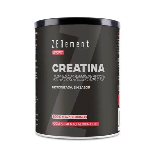 Zenement Creatine Monohydrate, Micronised, Flavourless, 500 g