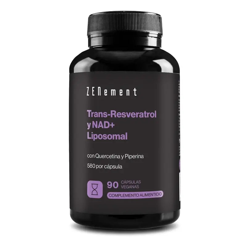 Zenement Trans-Resveratrol AND Nad+ Liposomal, 90 vegan capsules
