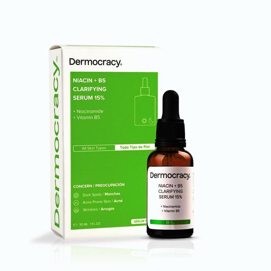 Dermocracy Niacin +B5 Clarifying Serum 15% Niacinamide + Vitamin B5 , 30 Ml