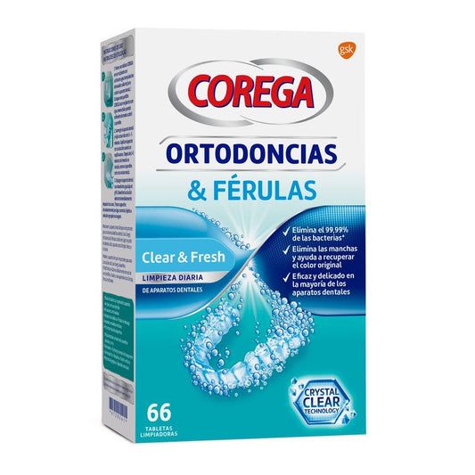 Corega Orthodontics and Splints, 66 Tablets