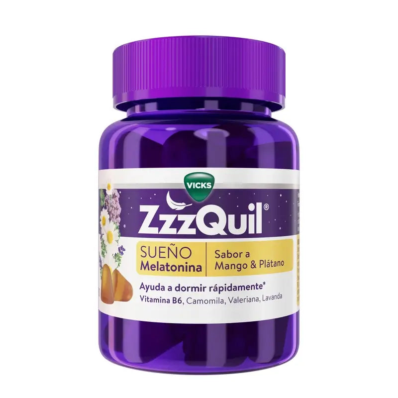 ZzzQuil Mango, Banana and Valerian, 30 Gummies