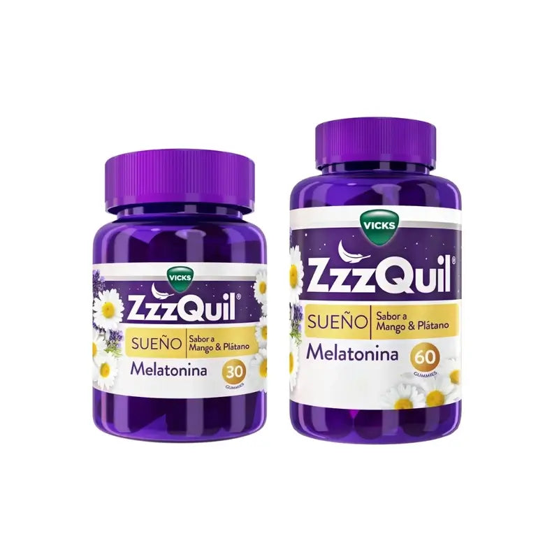 ZzzQuil Mango, Banana and Valerian, 60 + 30 Gummies