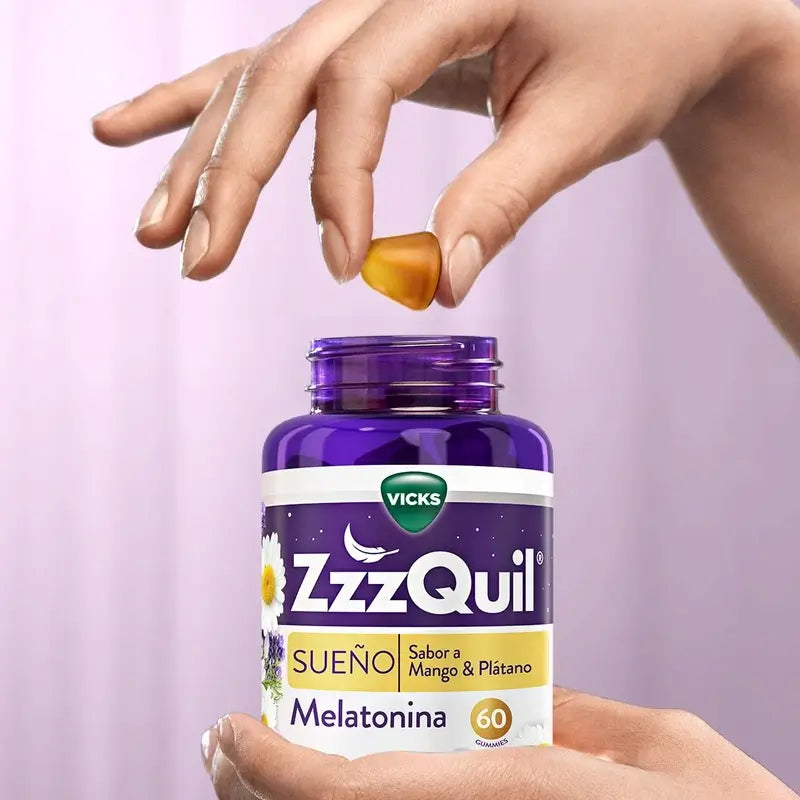 ZzzQuil Mango, Banana and Valerian, 60 Gummies